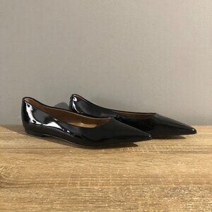 Sam Edelman Wanda Womens Size 8.5M Black Patent Leather Pointed Toe Flats
